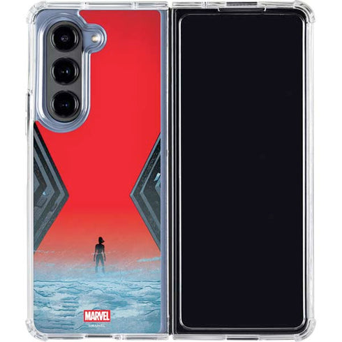 Marvel Black Widow No More Secrets Galaxy Z Fold5 5G Clear Case
